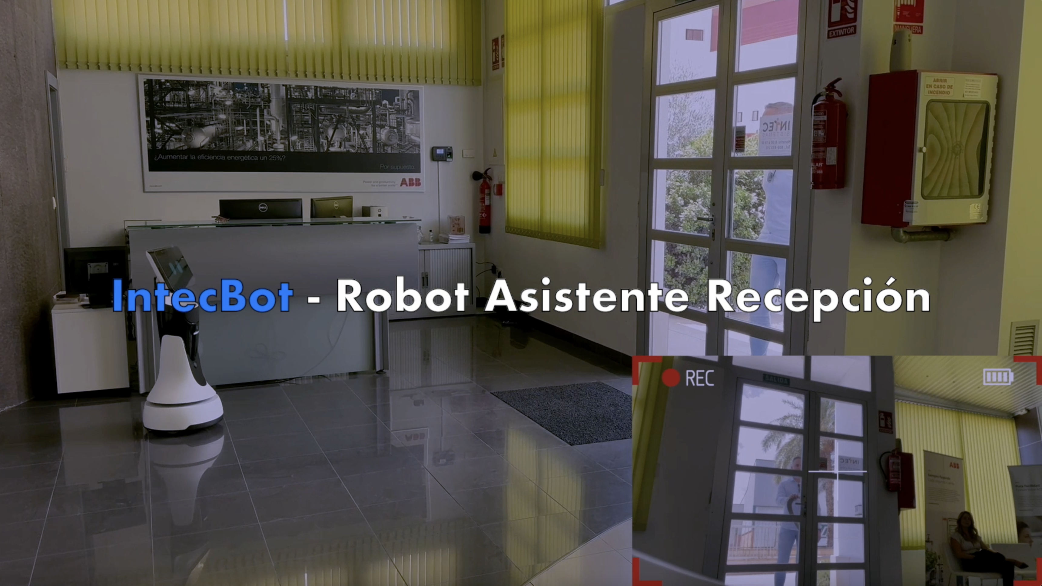 Intecbot, robot de recepción para clínicas