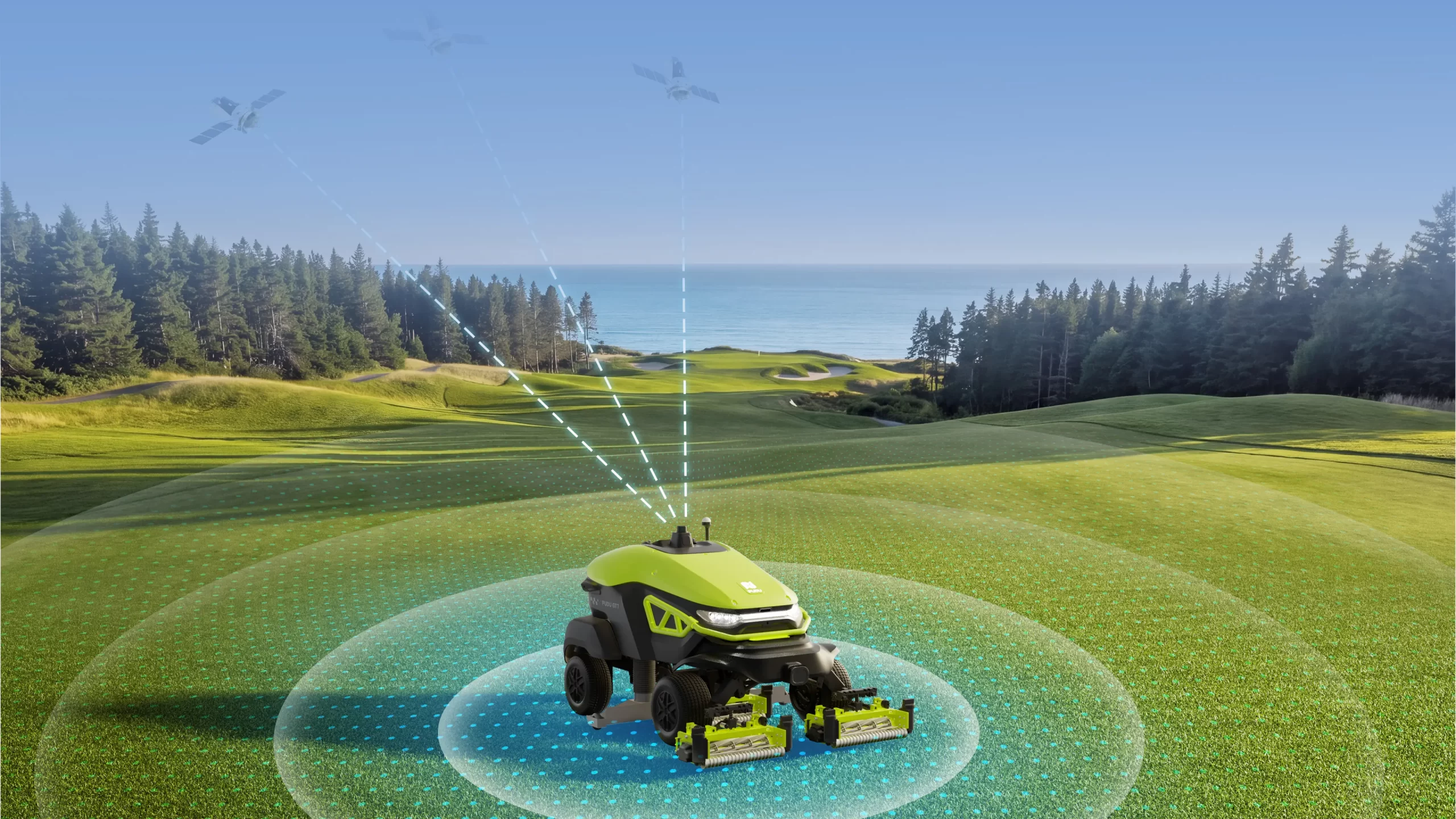 PUDU GT7 Fusión multisensor y posicionamiento